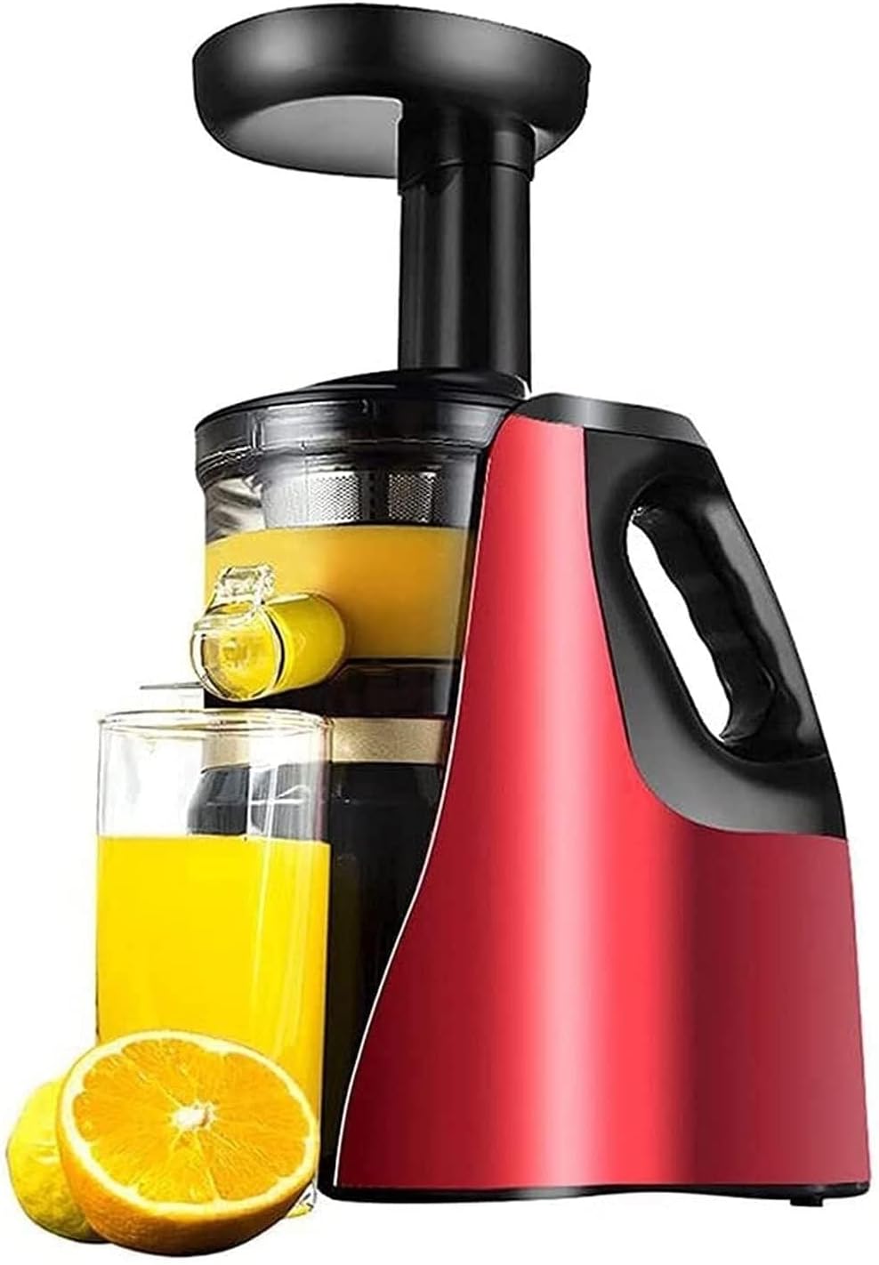 Slow Masticating Juicer, Quiet Motor, Reverse Function, Easy to Clean, 150W, 304 Stainless Steel Filter, High Juice Yield