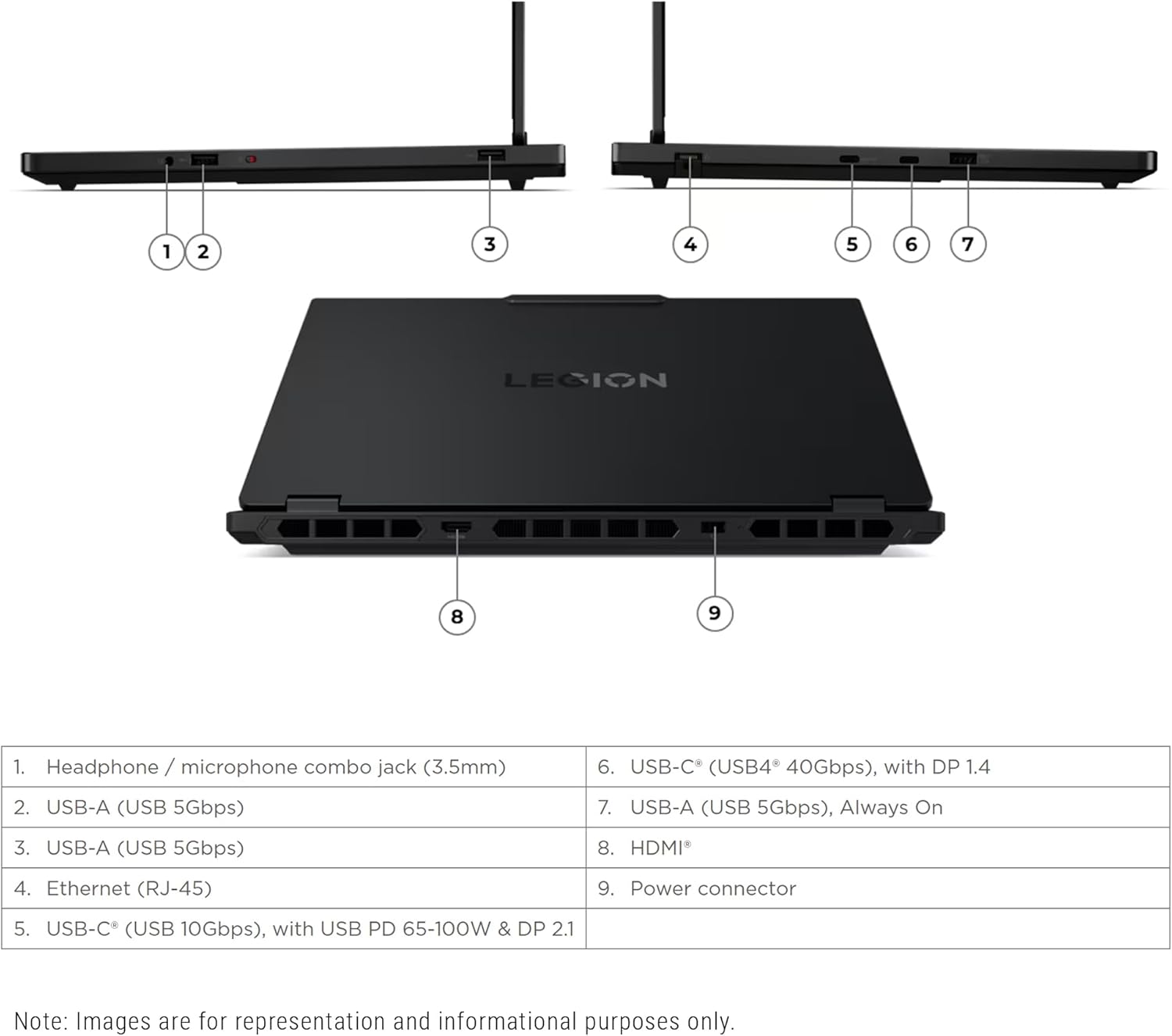 Lenovo Legion 5i Gen 10 Gaming Laptop, Intel Ultra 7-255HX, 32 GB DDR5 RAM, 2 TB PCIe SSD, 15.1' WQXGA (2560x1600) Display, Nvidia G-Force RTX 5070, 24-Zone RGB Keyboard, W11 Pro, Eclipse Black