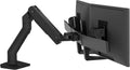 Ergotron – HX Dual Monitor Arm, VESA Desk Mount – for 2 Monitors Up to 32 Inches, 5 to 17.5 lbs Each – Matte Black