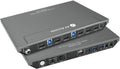 AV Access KVM Switch 2 Monitors 2 Computers, 4 USB, EDID, Fast Hotkey Switch, 4K@60Hz HDMI Dual Monitor Display 1 or 2 PCs Simultaneously,2 Desktops for Dell Lenovo HP Share One Set of Keyboard Mouse
