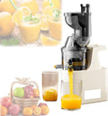 Cold Press Juicer,Juicer Machines Vegetable And Fruit,7cm Large Diameter Feed Trough,97% Pure Juice,5S Fast Juice Release,300W Slow Masticating Juicer,Easy To Clean,White