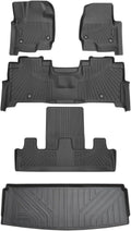 Cartist Floor Mats and Cargo Liner Fit for 2018-2024 Ford Expedition 7 Seats with 2nd Bucket Seats (Not for MAX Or L) All Weather Floor Mat Expedition Accessories Heavy Duty Carpet Protection