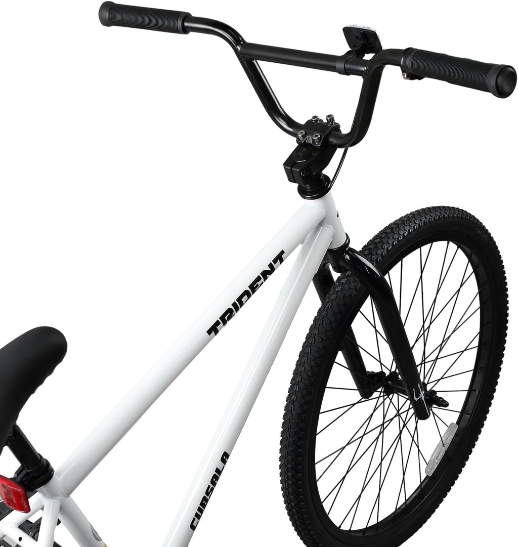 cubsala 20 24 26 Inch BMX Race Bike Trident Bicycles Beginner-Level to Advanced Riders with 2 Pegs, Multiple Colors