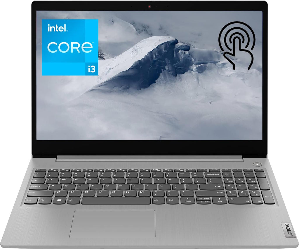 Lenovo Ideapad 3 Laptop, 15.6'' HD Touchscreen Display, 11th Gen Intel Core i3-1115G4 Processor, 12GB DDR4 RAM, 512GB PCIe SSD, Bluebooth, Webcam, Wi-Fi, HDMI, Windows 11 Home, Grey (Renewed), Gray
