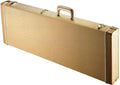Gator Cases Deluxe Wood Case for Standard Electric Guitars, Fits Fender Stratocaster/Telecaster, Tweed (GW-ELECTRIC-TW)