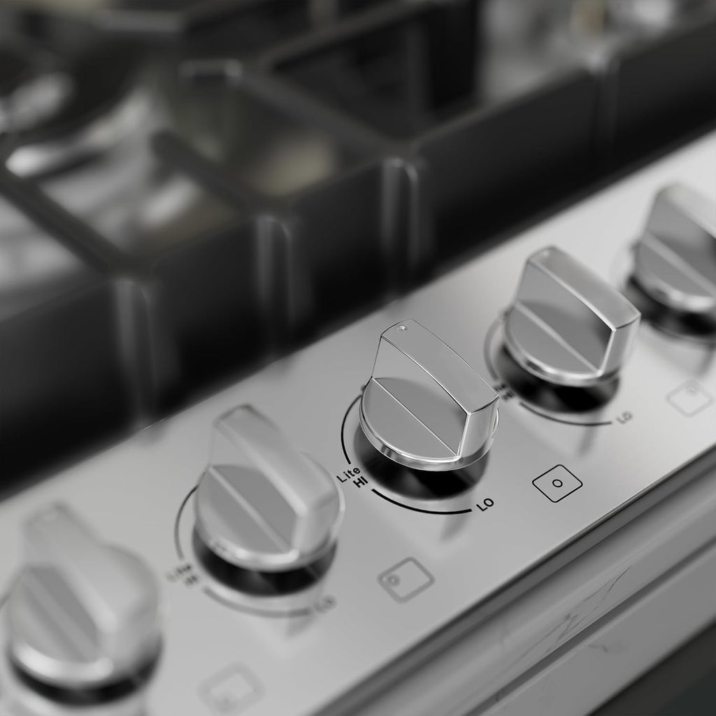 Empava 36 Inch Built-in Gas Cooktop with 5 Sealed SABAF Burners, Stainless Steel Surface, LPG/NG Convertible, Auto Electric Pulse Ignition, Flame Failure Protection