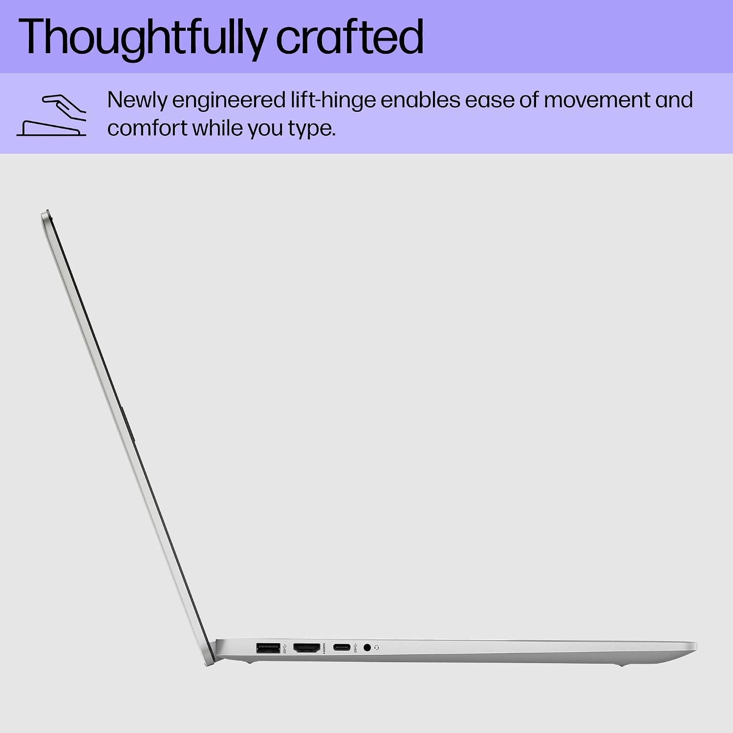 HP 17 inch Laptop, HD+ Display, 12th Generation Intel Core i5-1235U, 8 GB RAM, 512 GB SSD, Intel Iris Xe Graphics, Windows 11 Home, 17-cn2099nr (2023)