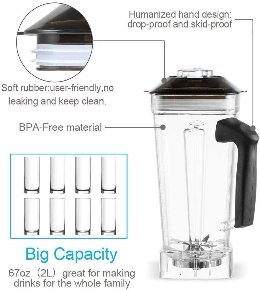 Juicer Extractor 2L Capacity, 5-Speed Power Juicer with 3 Power Settings for Fruits & Vegetables, 1800W, Family Size, Easy to Clean