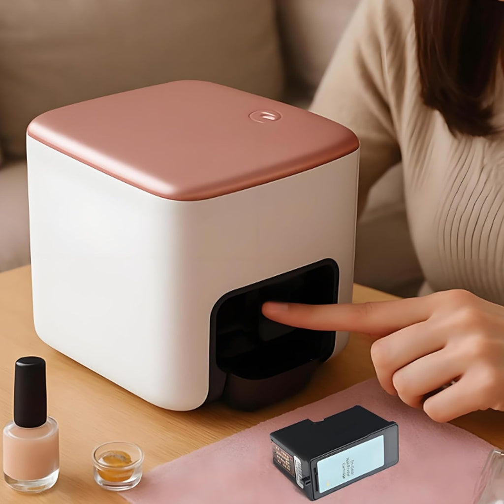 3D Nail Printer Robot Nail Painting Machine Smart Nail Printer - Digital Intelligent Nail Art Printer for Kids/Nail Salon/Manicure/Nail Lovers