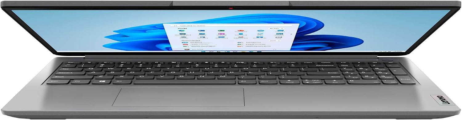 Lenovo IdeaPad 1 15.6' Home & Business Laptop (AMD Athlon 3050U, 8GB RAM, 256GB Storage (128GB eMMC + 128GB SSD)) Anti-Glare, Webcam, Wi-Fi, HDMI, Type-C, 10-Hour Long Battery, Win 11 Home in S Mode