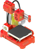 Mini 3D Printer,Desktop Printer,Leveling-Free Printer,Removable Platform One-Key Printing,Uniform Heating, 100X100X100mm Printing Size,for Kids Gifts Student Education Gifts (Red)