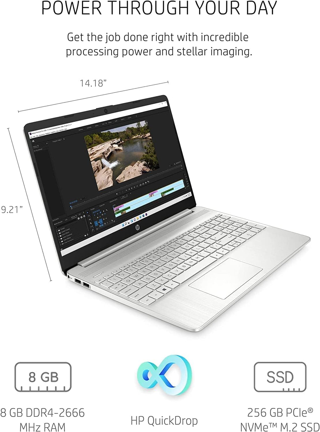 HP [Windows 11 Pro] 15.6' FHD Business Laptop Computer, Intel Core i5-1135G7, 16GB RAM 512GB SSD, w/Hub