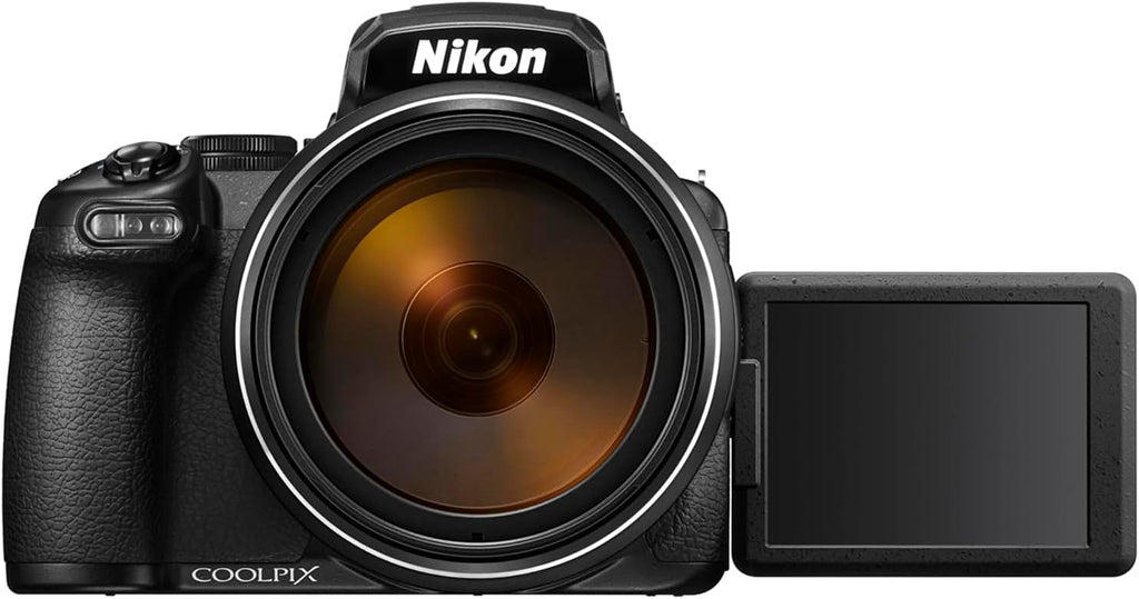 Nikon COOLPIX P1100 Superzoom Digital Camera | 125x Optical Zoom with Image Stabilization 16MP 4K Ultra HD Video Wi-Fi (Black) Bundle with Deco Gear Photography Bag + 64GB Card & Accessories Kit