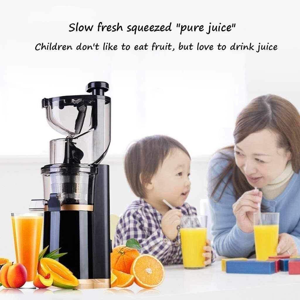 Slow Juicer Cold Press Masticating Juicer Machine, 240W, 1.8' Chute, Anti-Oxidation, Easy to Clean for Vegetables & Fruits