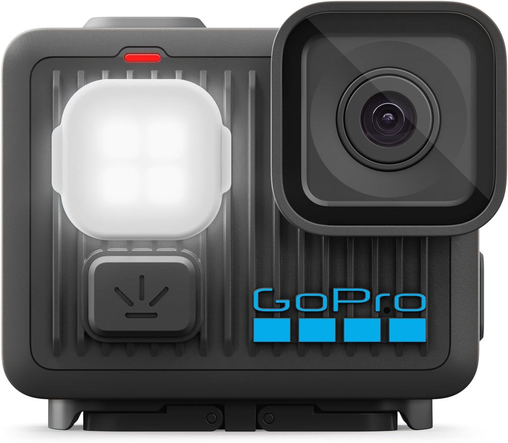 GoPro LIT Hero - Lightweight, Compact, Waterproof Action Camera with Built-in Light, 4K60 Ultra HD Video, 12MP Photo, Touch Screen, HyperSmooth Stabilization