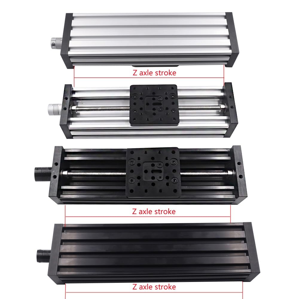 2mm Pitch Sliding Table Linear Actuator Bundle Kit for 3D Printer - C Beam Z Axis Upgrade Component(Lead 4mm 500mm)