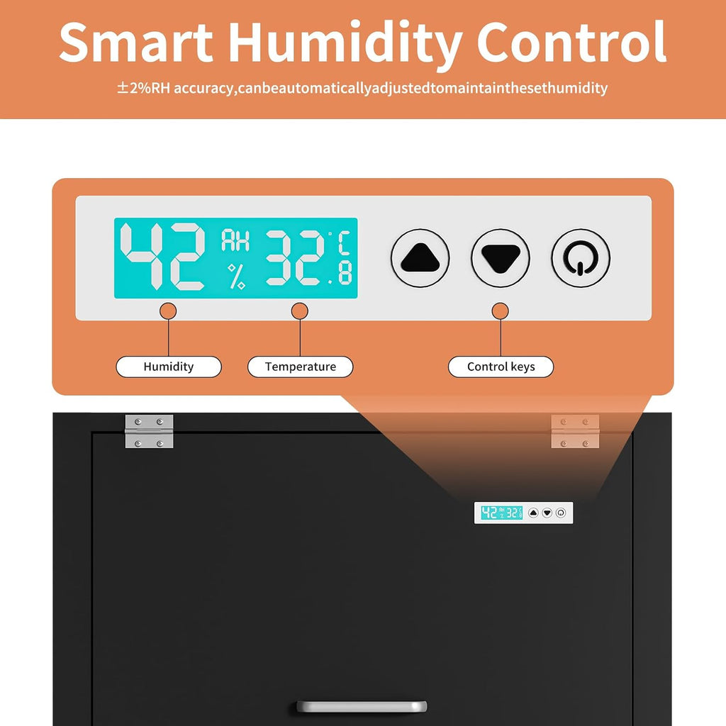 3D Filament Dehumidify Storage 3D Printer Stand | 3-Tier All-in-One Organizer with Built-in Dehumidifier, Dual Spool Holders & Tool Mounts | for Moisture-Sensitive Filament