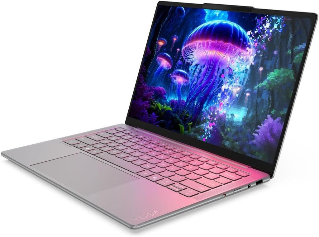 Lenovo 2025 Slim 7i Aura Edition Copilot+ PC with Intel Core Ultra 7 258V Processor, 14' 100% DCI-P3 OLED Touchscreen, 32GB LPDDR5X-8533MT/s Memory, 1TB SSD, Wi-Fi 7, 5MP RGB+IR Cam, and Win 11 Pro