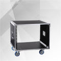 12U Server Cabinet，Portable Network Rack，Open Frame Rack，with Caster Built-in Handle Network Rack， Rolling Network Rack，for Servers & AV Gear and IT Equipment (Size : 8U-49.5X52.5CM)