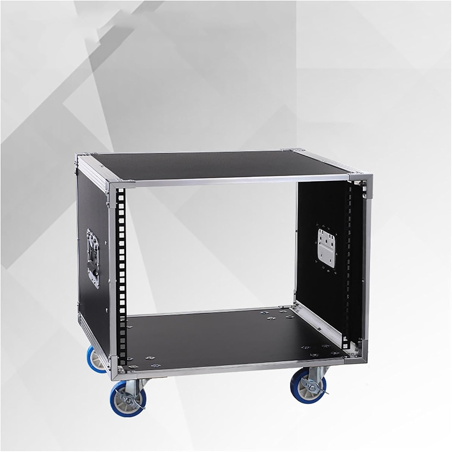 12U Server Cabinet，Portable Network Rack，Open Frame Rack，with Caster Built-in Handle Network Rack， Rolling Network Rack，for Servers & AV Gear and IT Equipment (Size : 8U-49.5X52.5CM)