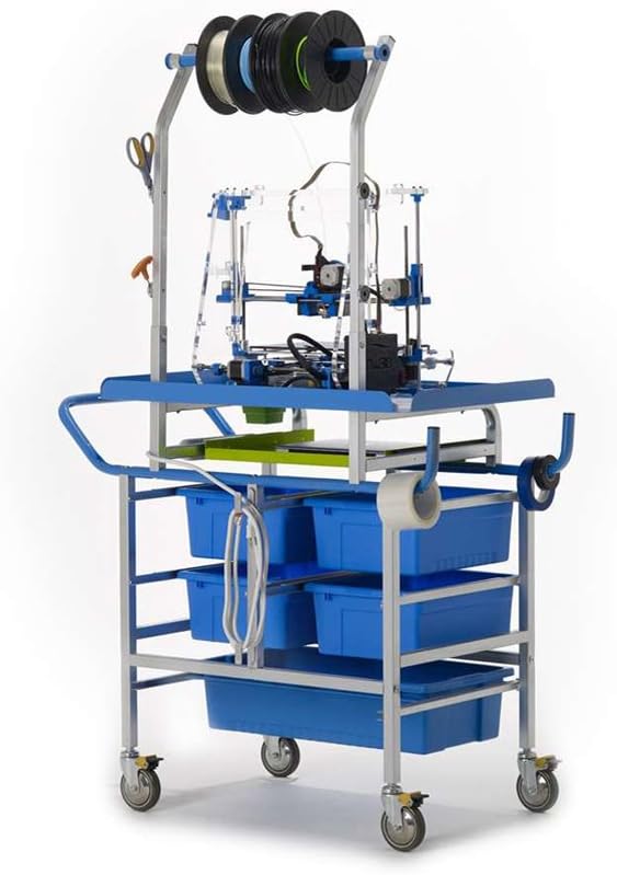 Copernicus School Classroom Office 3D Printer Cart - Base Model for Kids, Students