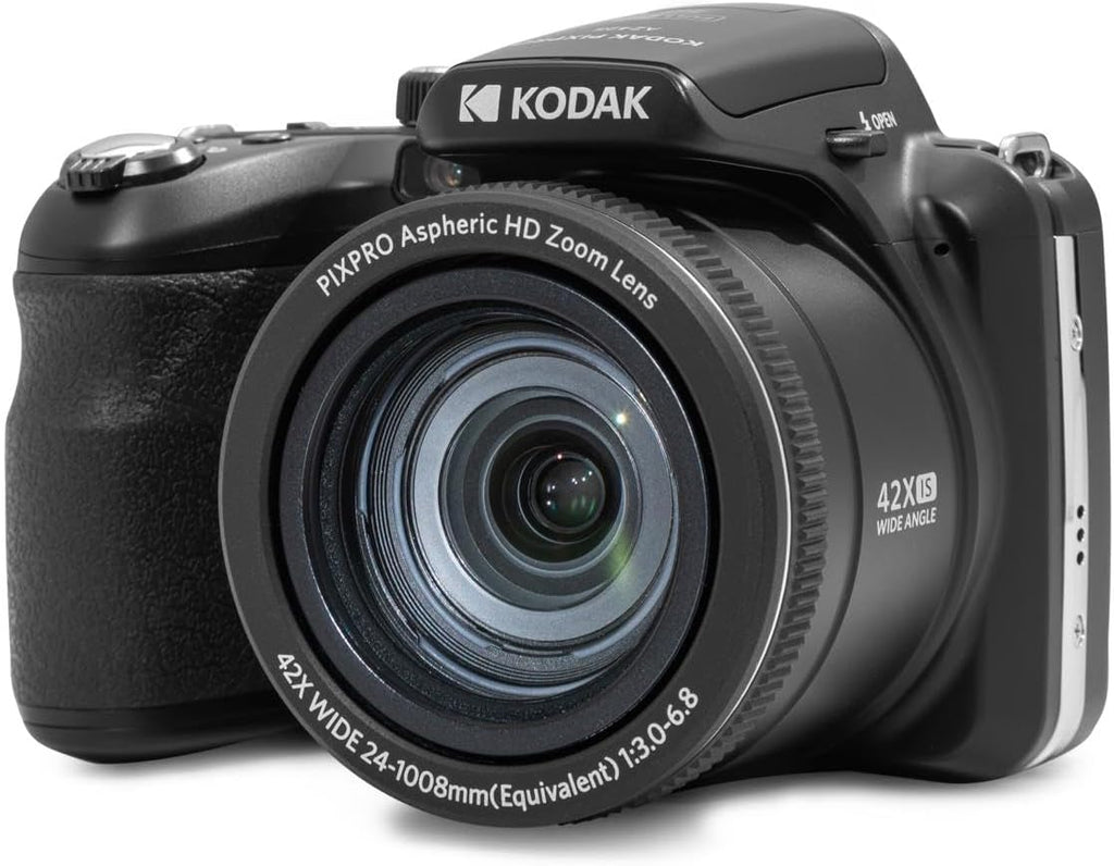 Kodak PIXPRO AZ425 Astro Zoom 20MP Full HD Digital Camera, Black, Bundle with 32GB Memory Card and Bag