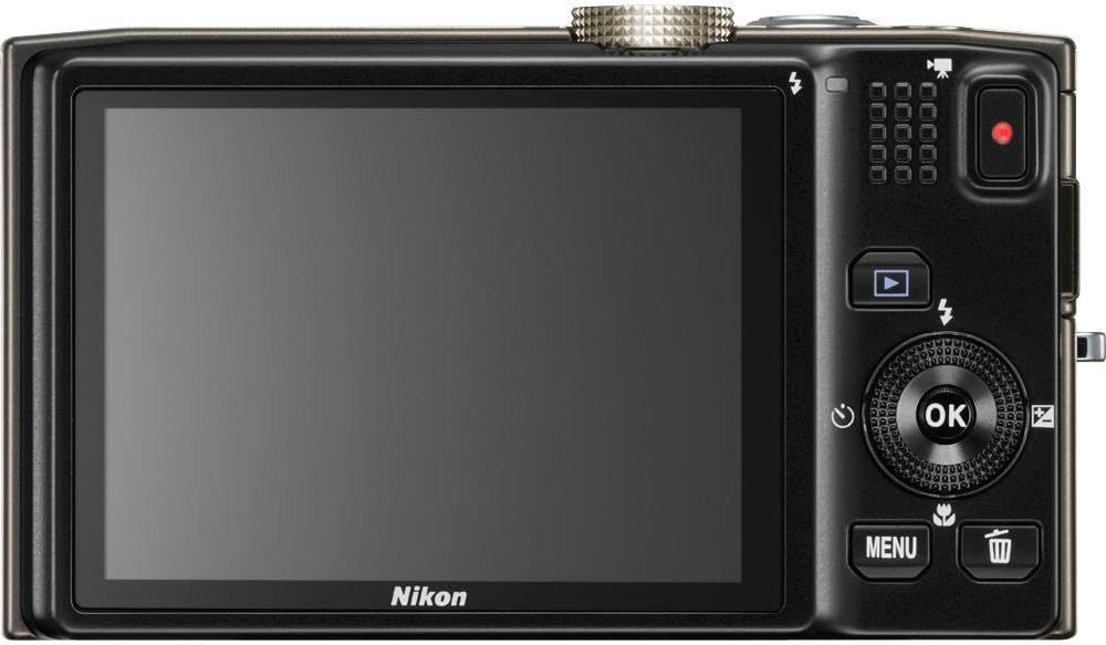 Nikon COOLPIX S8200 16.1 MP CMOS Digital Camera with 14x Optical Zoom NIKKOR ED Glass Lens and Full HD 1080p Video (Silver)