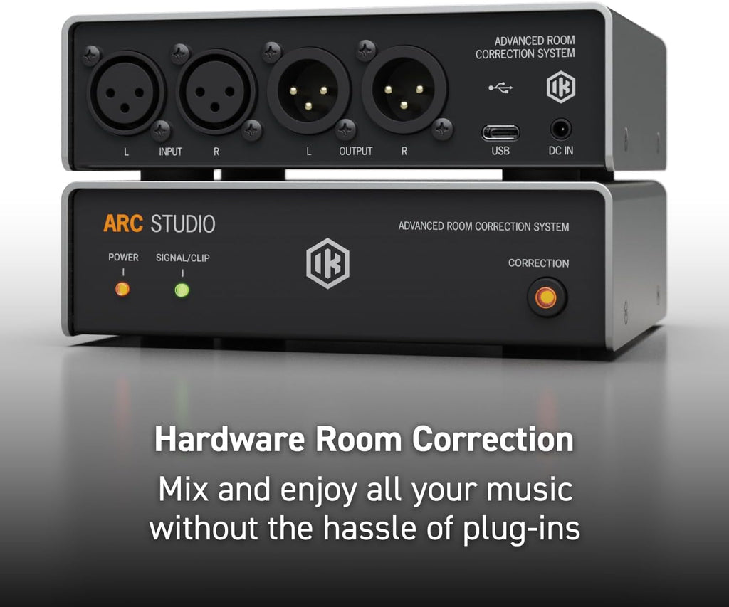 IK Multimedia ARC Studio Processor with Advanced Room Correction Software, and Stand-Alone Correction Processor for Pro Audio (No Mic)
