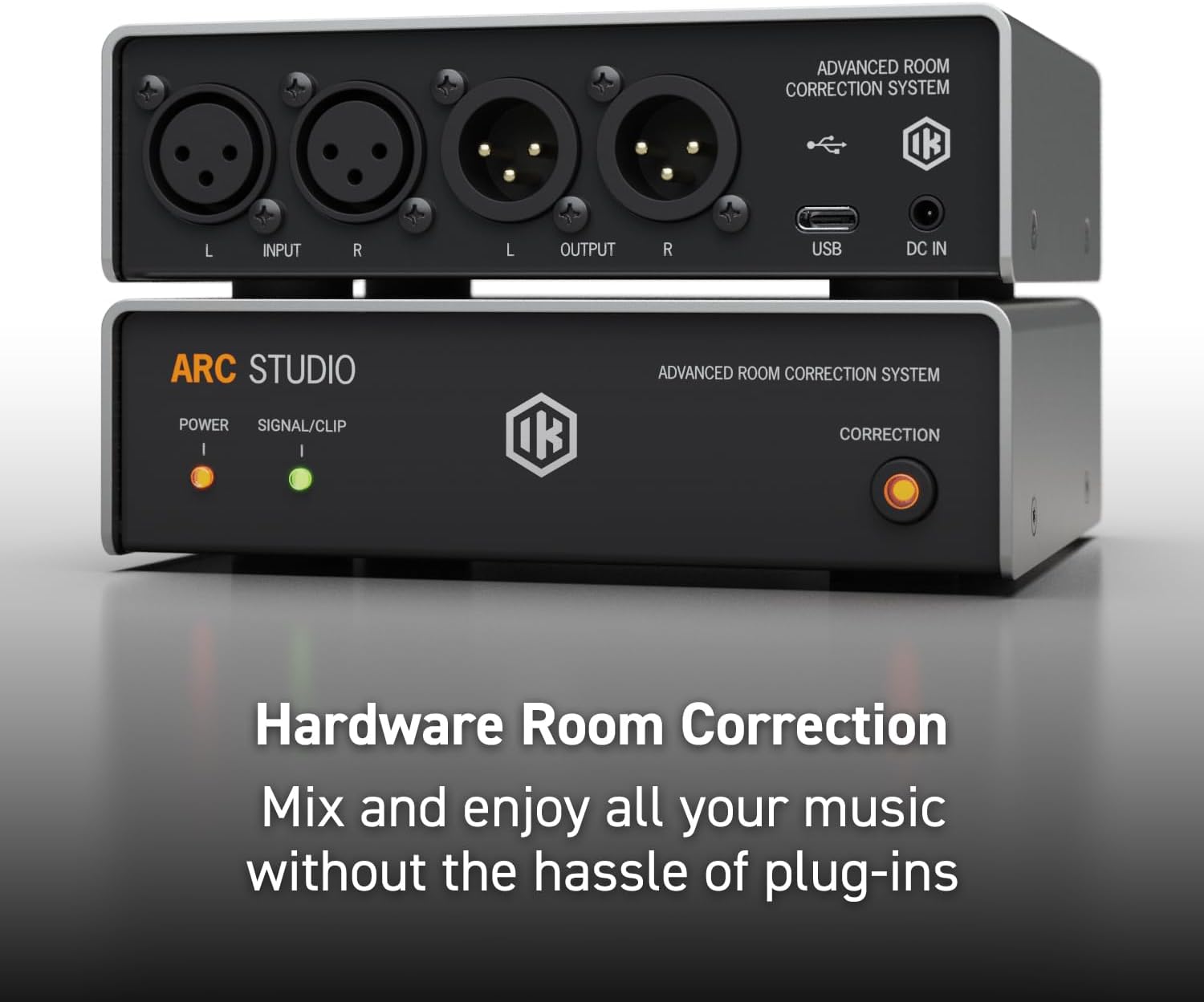 IK Multimedia ARC Studio Processor with Advanced Room Correction Software, and Stand-Alone Correction Processor for Pro Audio (No Mic)