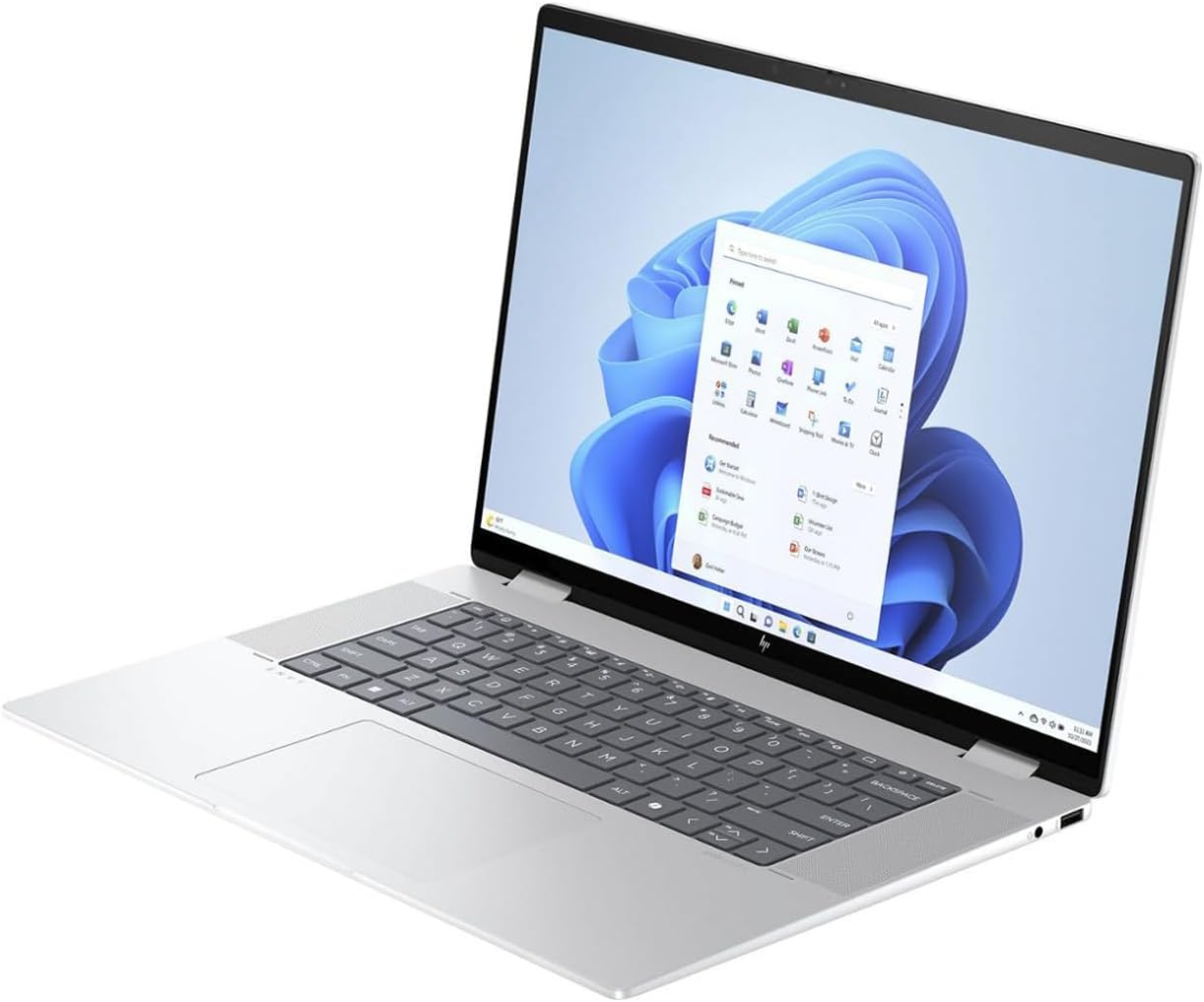 HP Envy x360 2-in-1 Laptop, 16' WUXGA IPS Wide Ultra Touchscreen Display, Core Ultra 5 125U (Beats i7-1255U), 16GB DDR5, 1TB PCIe SSD, TB 4, WiFi 6E, Bluetooth, Webcam, PDG HDMI Cable, Win 11 Pro