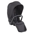 Contours Full Size Second Seat Accessory, Exclusive Compatibility with Element Baby Stroller (Model ZL032), Reversible Seating, Removable Napper Bar, UPF 50+ Canopy, Single to Double Mode, Black