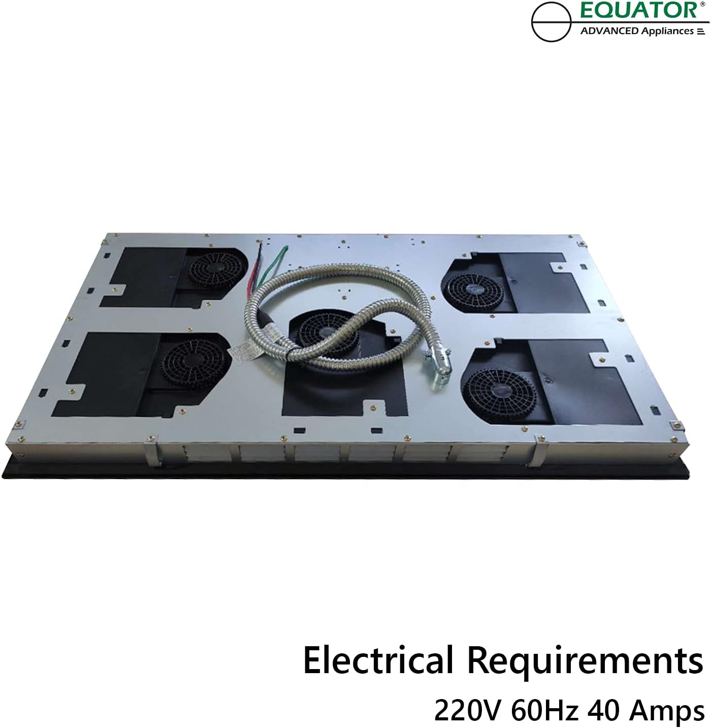 Equator 30' Modern Built-in Stainless Steel Induction Cooktop 4 Burner