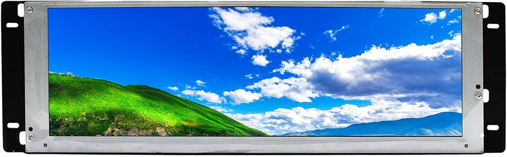 VSDISPLAY 14.9' 1280X390 LCD Screen LTA149B780F with VGA DVI Audio LVDs Controller Board 68676, Wall-Mounted,Work as Marquee Monitor, for Minor Cabinet Alterations