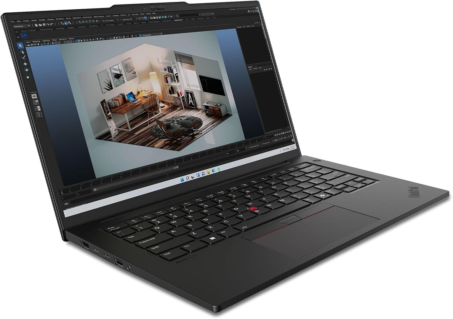 Lenovo ThinkPad P14s Gen 5 Intel Core Ultra 7 155H, 16C, 14.5' 3K (3072 x 1920) Non-Touch,120Hz, 32GB RAM DDR5, 1 TB SSD, NVIDIA RTX 500 Ada Backlit KYB, Fingerprint Reader, Windows 11 Pro