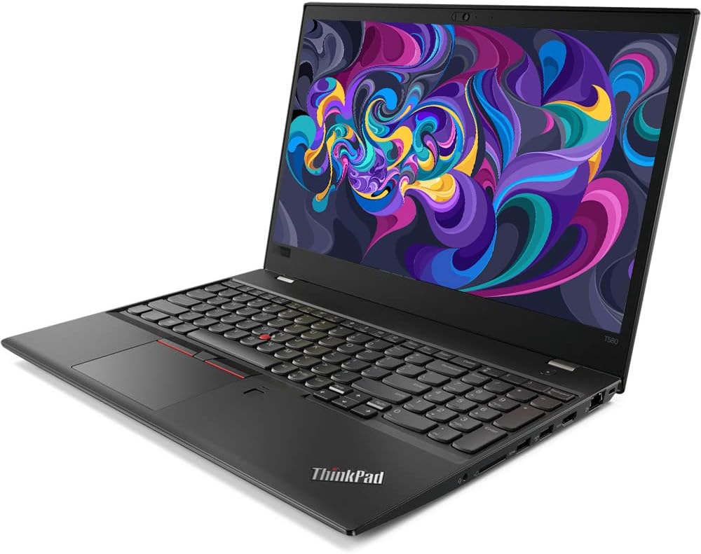 Lenovo ThinkPad T580 15.6' Laptop, i7 8650U 1.9Ghz, 32GB DDR4, 1TB NVMe SSD, 1080p Full HD, USB C Thunderbolt 3, HDMI, Webcam, Windows 11 Pro (Renewed)
