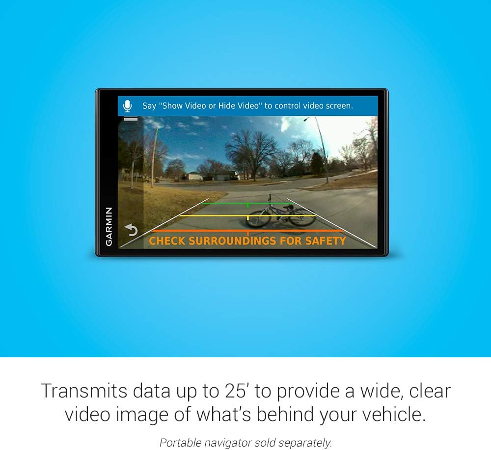 Garmin BC 40, Wireless Backup Camera, Works with Compatible Garmin Navigators, Black