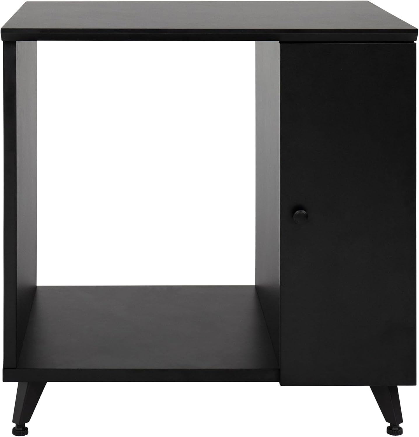 Gator Frameworks Elite Furniture Series Sidecar Cabinet with with Configurable Rack Space & Shelving, Black Finish (GFW-ELITESIDECAR-BLK)