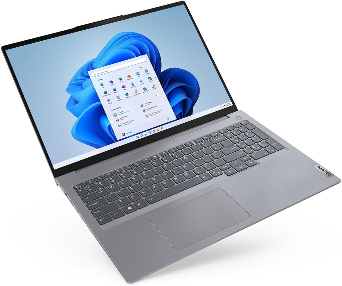 Lenovo ThinkBook 16 Gen6 Notebook - Intel Core i5-1335U (10 Core) 1.30GHz, 16GB DDR5, 512GB SSD, 16' WUXGA Touchscreen, Wifi6, BT, USB3.2, USB-C, TB4, HDMI, NIC, W11Pro (Renewed)