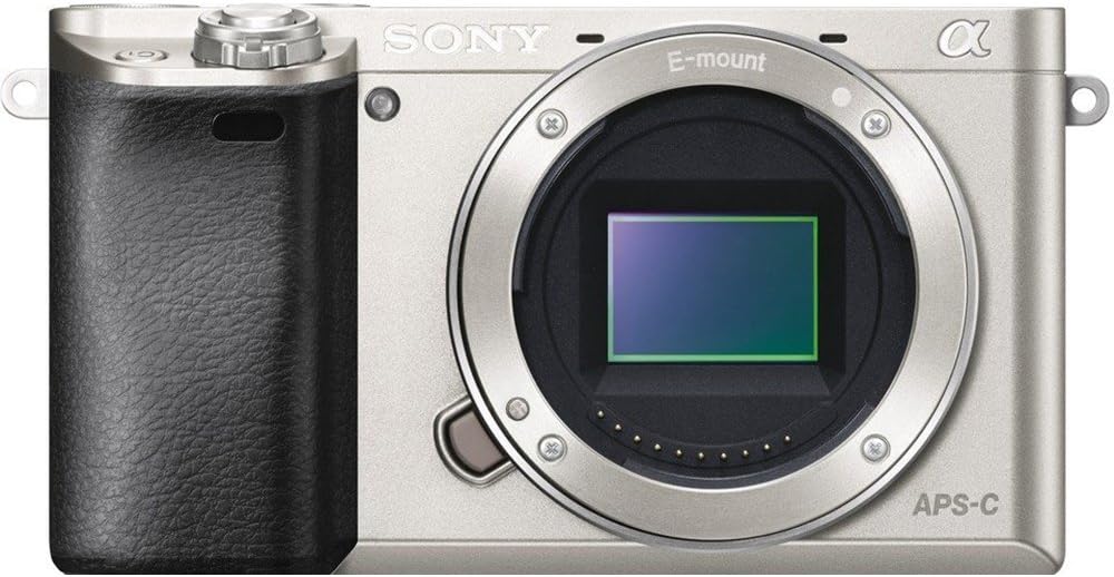 Sony Alpha a6000 Mirrorless Digital Camera 24.3MP SLR Camera with 3.0-Inch LCD - Body Only (Silver)