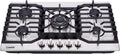 Gas Cooktop 30 Inch, 5 High Efficiency Burners Gas Stovetop Stainless Steel Built-in Gas Stove Top Propane/Natural Gas Convertible Gas Hob