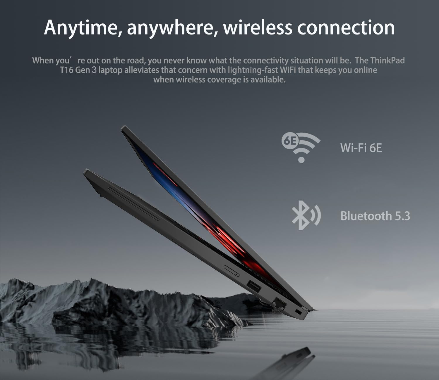 Lenovo ThinkPad T16 Gen 3 Business AI PC Laptop (16' FHD+ Touchscreen, Intel 12-Core Ultra 7 155U (> i7-1355U), 32GB DDR5, 1TB SSD), 2x Thunderbolt 4, Fingerprint, Backlit, 5MP Webcam, Win 11 Pro