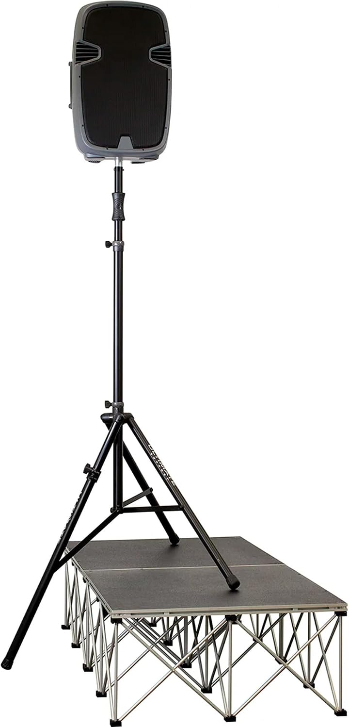 Ultimate Support TS-110BL Air-Powered Series Lift-Assist Aluminum Tripod Extra Tall Speaker Stand w/Leveling Leg