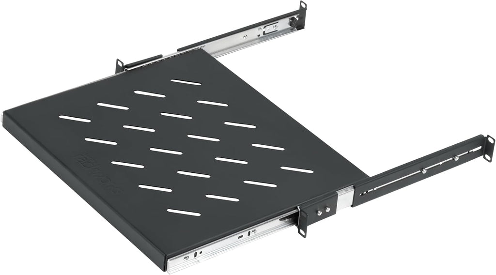 Gator Rackworks Universal Rack Mounting 1U Sliding Shelf with 13.8' Depth, (GRW-SHELF1SLD)