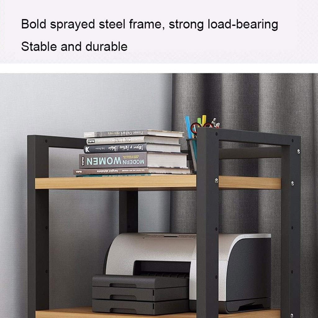 Printer Stand Printer Stand Office Supplies for Portable Storage Printer Desk with 4 Wheels & Lock Mechanism for Mini 3D Printer, H 79cm Home Printer Stand (Color : E)
