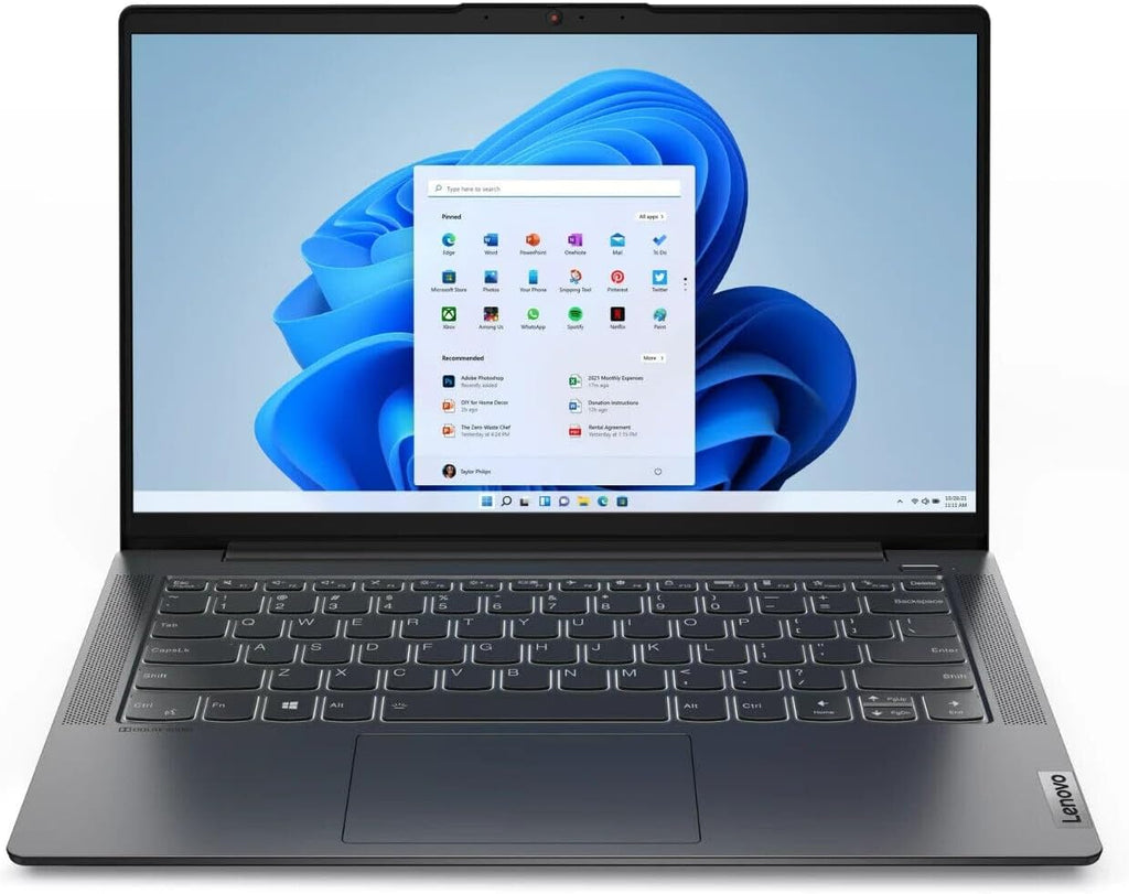 Lenovo Ideapad 5 14' 1080p Touchscreen Laptop, AMD Ryzen 7 5700U, 1.8GHz, 8GB RAM, 512GB SSD, Backlit Keyboard, Windows 11Home, Wi-Fi, Bluetooth, Graphite Grey