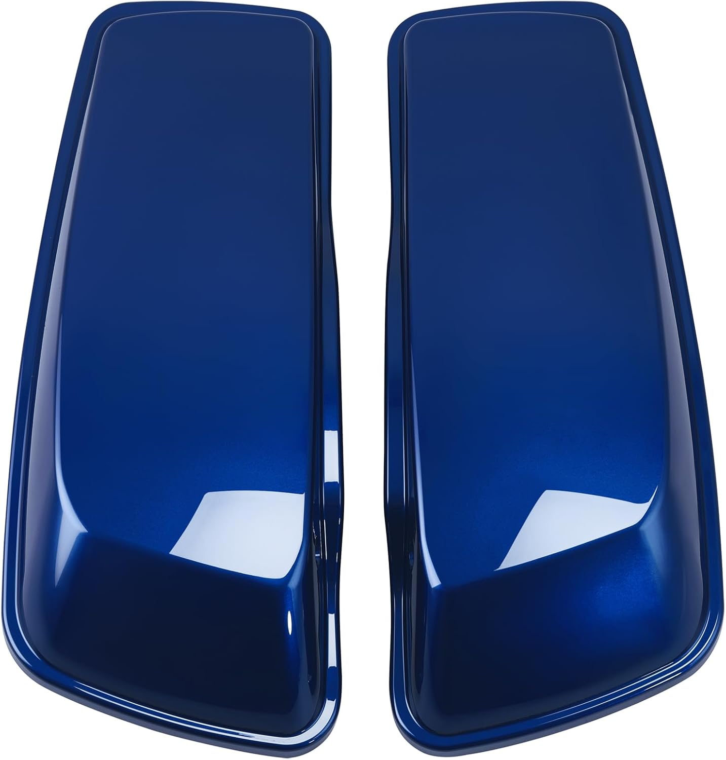 HR3 Superior Blue Hard Saddlebag Lids Compatible with 2014-later Harley Touring Road King Road Glide Street Glide Ultra Limited Electra Glide Standard