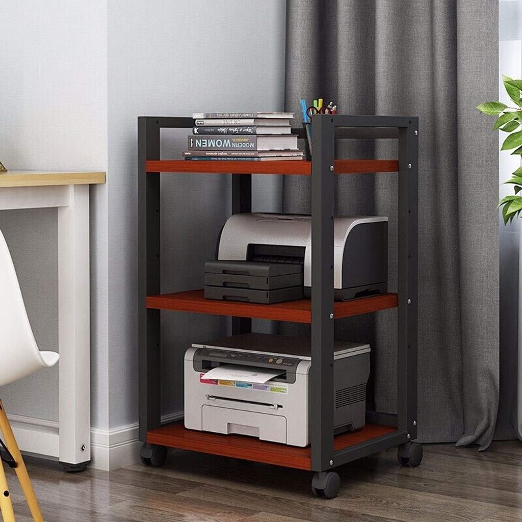 Printer Stand Printer Stand Office Supplies for Portable Storage Printer Desk with 4 Wheels & Lock Mechanism for Mini 3D Printer, H 79cm Home Printer Stand (Color : B)
