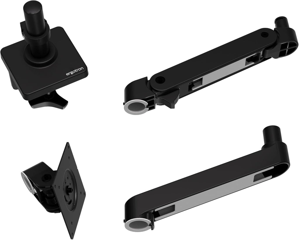 Ergotron – Upgraded LX Pro Premium Monitor Arm, Single Monitor Desk Mount – fits Flat Curved Ultrawide Computer Monitors up to 34 Inches, 4 to 22 lbs, VESA 75x75mm or 100x100mm – Matte Black