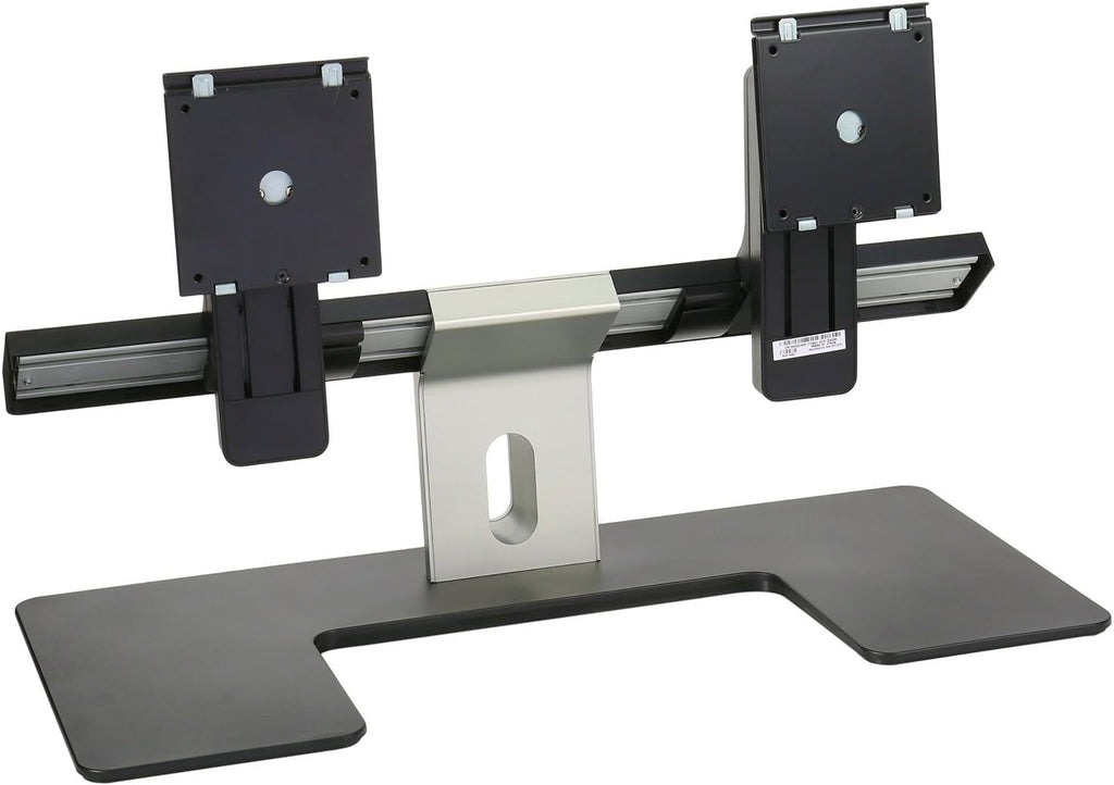 Dell MDS14 Dual Monitor Stand (5TPP7), Black/Silver