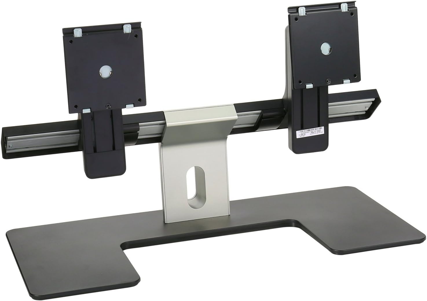 Dell MDS14 Dual Monitor Stand (5TPP7), Black/Silver